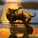 bull bronze statue