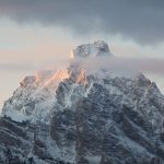 Grand Teton mountain peak